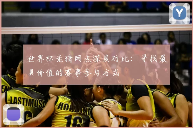 世界杯竞猜网点深度对比:寻找最具价值的赛事参与方式